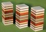 Blank #740 - Segemented Striped Blanks - 3 Each Assorted ~ 1 1/2 x 1 1/2 x 3 3/4 ~ $17.99